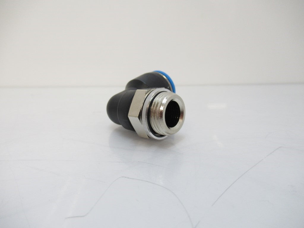 186124 Festo QSL-G3/8-12 Push-In L Fitting Male G3/8 Thread Sold By Unit, New