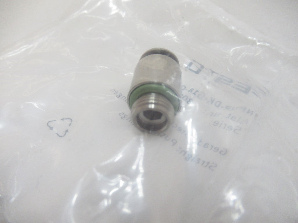 NPQR-DK-G18-Q6 Festo Push-In Fittings NPQR, Stainless Steel (Sold By Unit New)