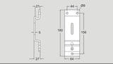 XLCS 64 XLCS64 Flexlink Beam Support Bracket (Sold By Unit, New)