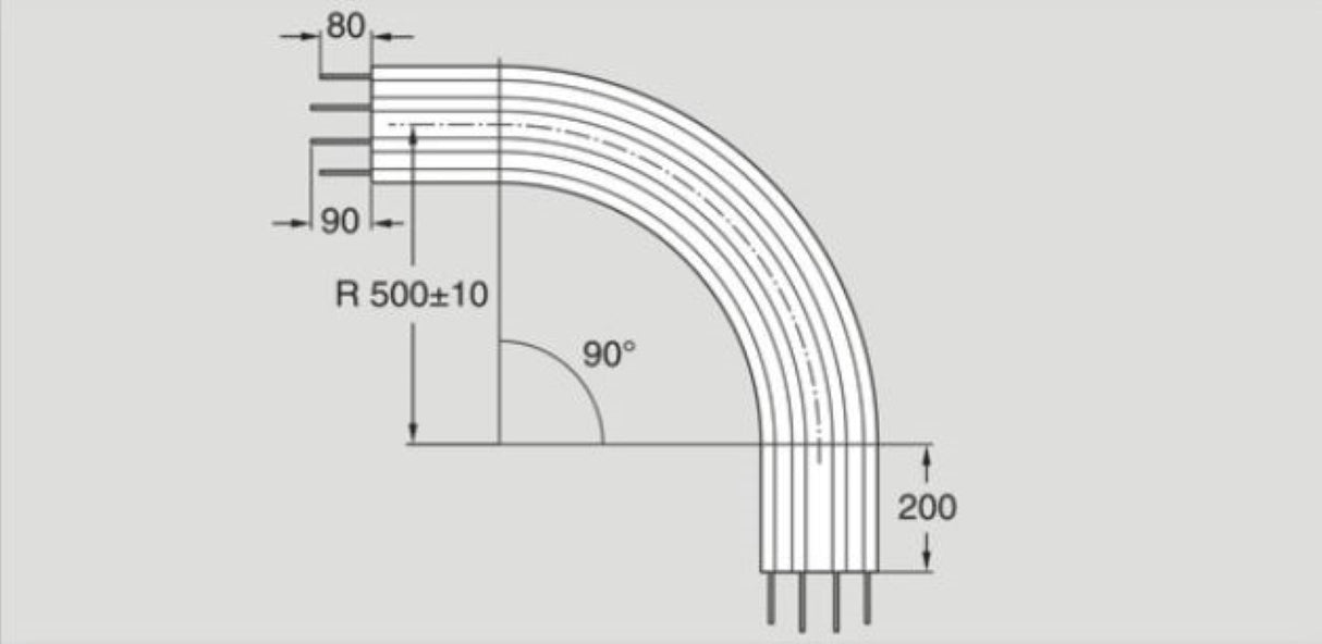 XBBP 90A180R5 XBBP90A180R5 FlexLink X180 Plain Bend