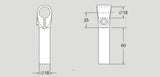 XLRL 18X60 CA XLRL18X60CA Flexlink Guide Rail Clamp Sold By Unit, New