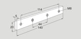 XLCJ 5X140 XLCJ5X140 Flexlink Connecting Strip, Sold By Unit