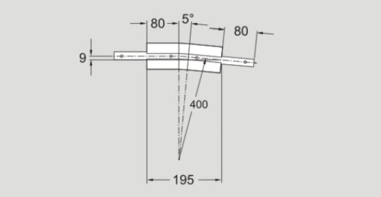 XBBV 5A85R4 XBBV5A85R4 FlexLink Vertical Bend X85, New