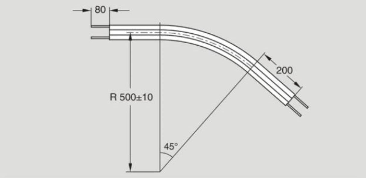 XBBP 45A85R5 XBBP45A85R5 Flexlink XB Horizontal Plain Bend 45°