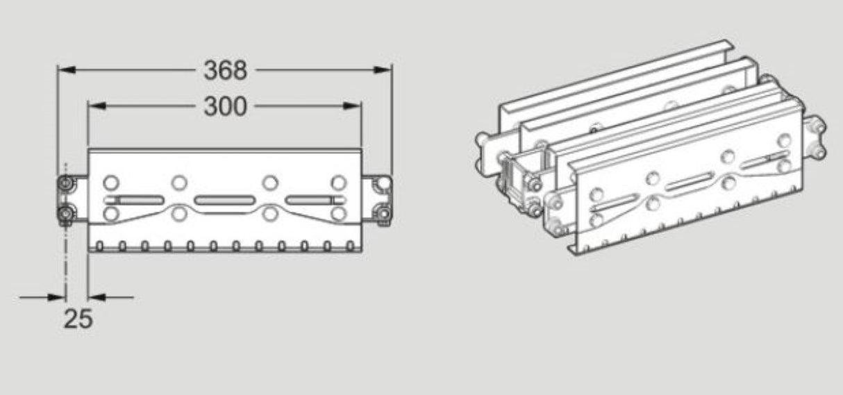 XBCCX300A180 FlexLink Beam Section For Chain New