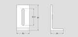 XCFA 44 XCFA44 FlexLink XC Angle Bracket, Sold By Unit