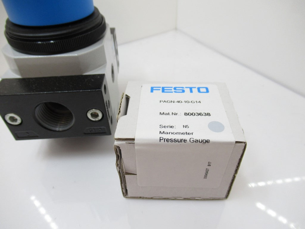 162586 LR-1/2-D-7-MIDI LR12D7MIDI Festo Pressure Regulator New In Box