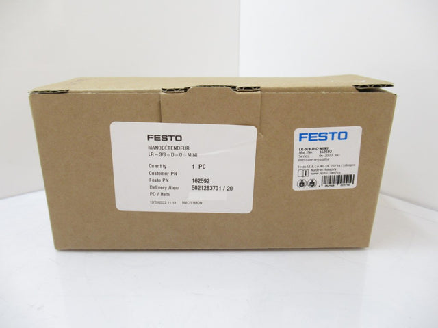 LR-3/8-D-O-MINI LR38DOMINI 162592 Festo Pressure Regulator