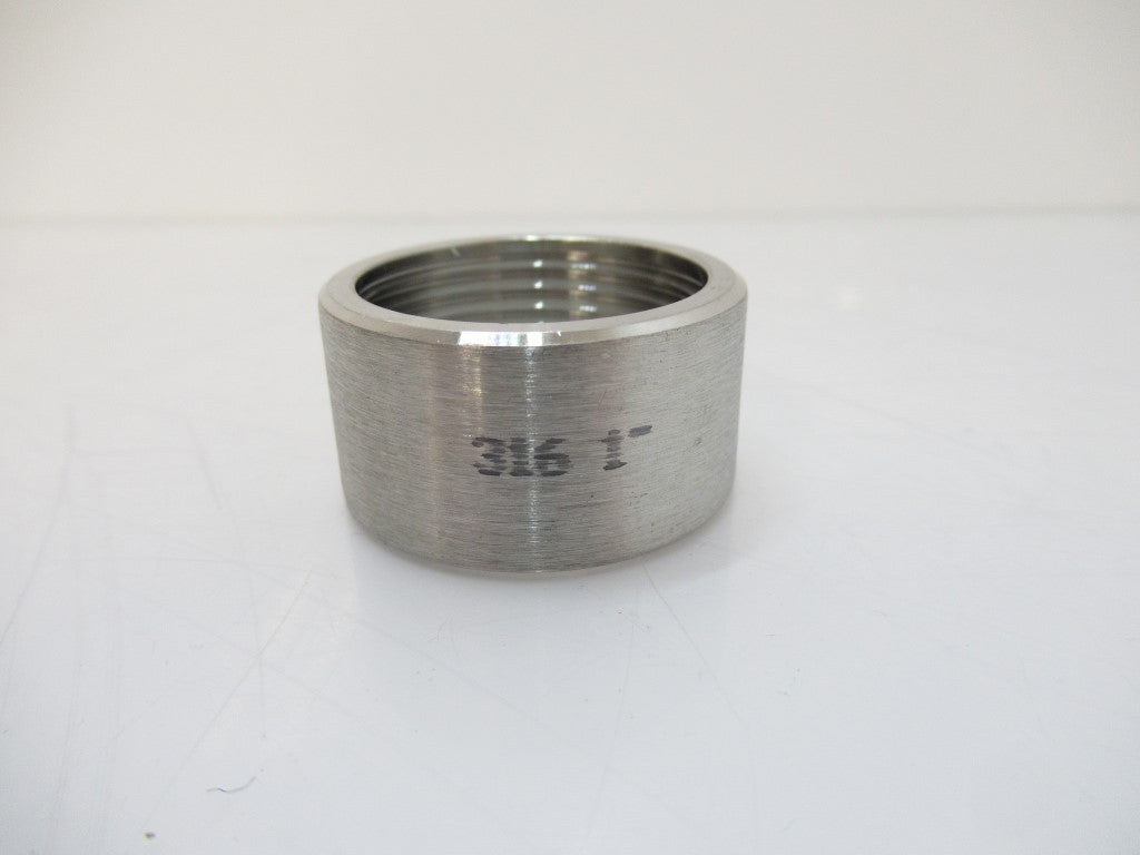 Stainless Steel Half Coupling 316 1 inch NPT Sold By Unit, New