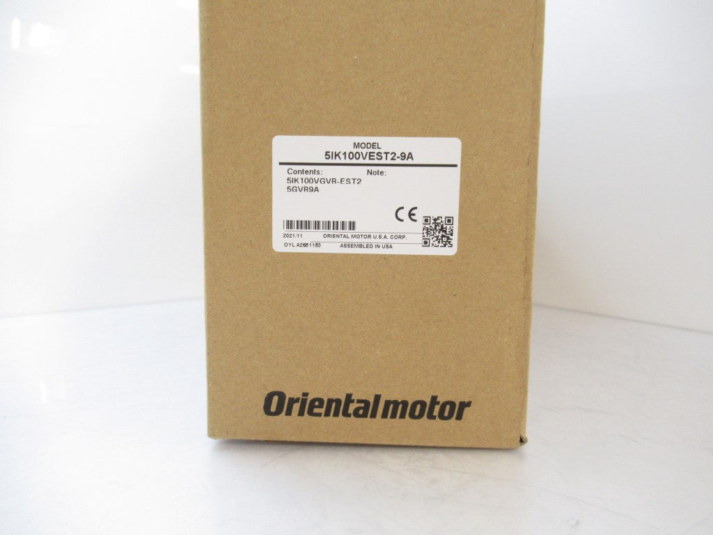 5IK100VEST2-9A 5GVR9A Oriental Motor Induction Gear Motor Ratio 9:1 (New In Box)