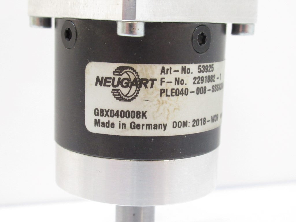 PLE040-008-SSSA3AA-T8 GBX040008K Neugart Gearbox Size 40, Ratio 008, IP54