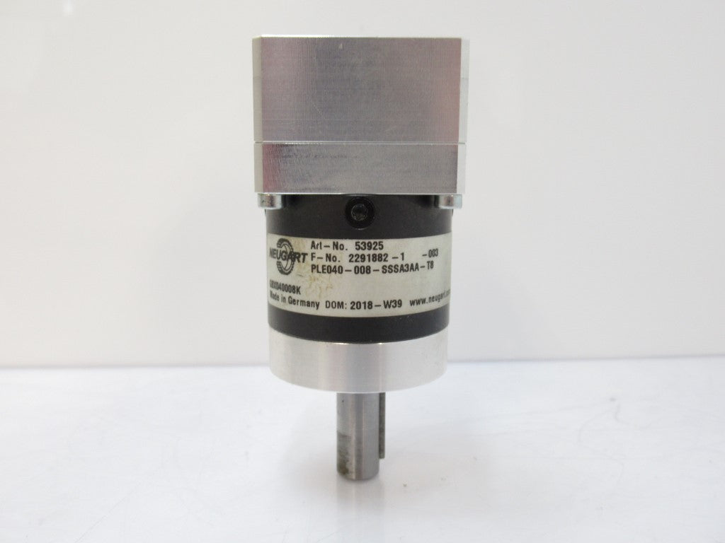 PLE040-008-SSSA3AA-T8 GBX040008K Neugart Gearbox Size 40, Ratio 008, IP54