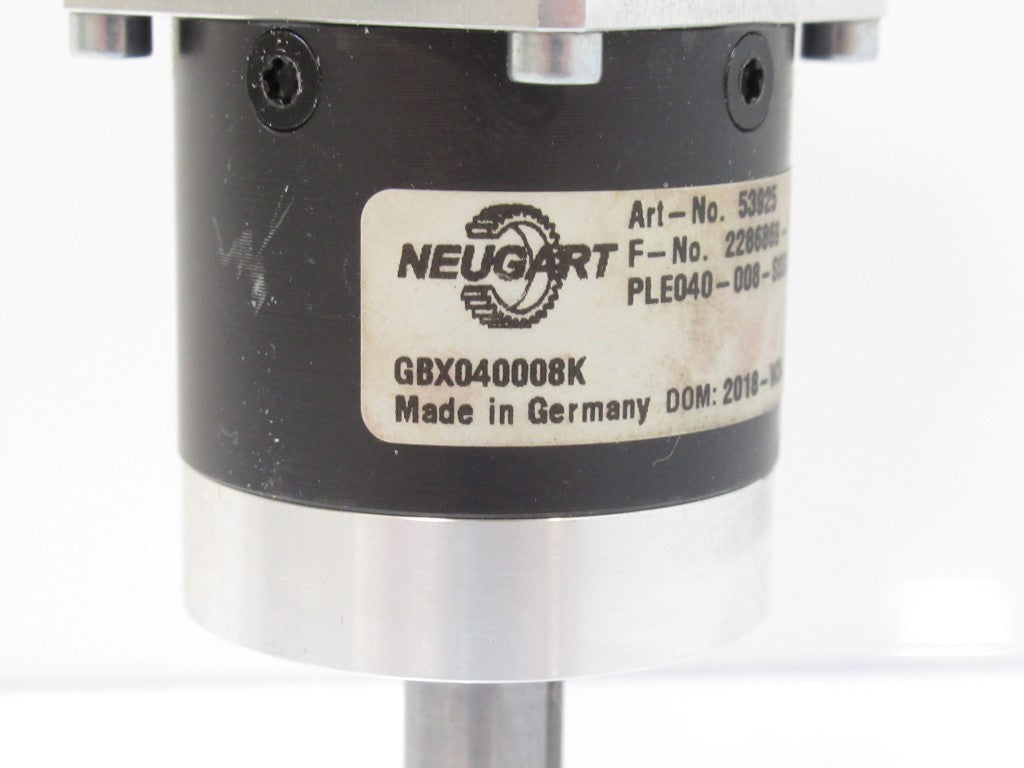 GBX040008K PLE040-008-SSSA3AA-T8 Neugart Gearbox Size 40, Ratio 008, IP54