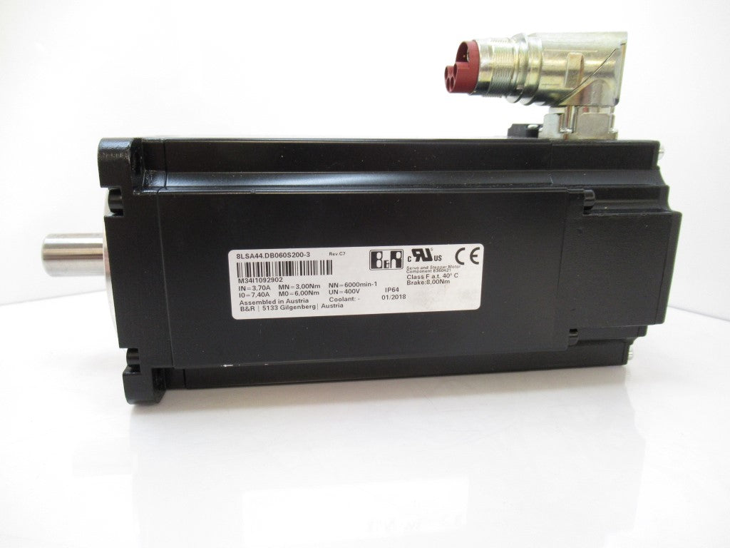 8LSA44.DB060S200-3 8LSA44DB060S2003 B&R Servo Motor Rev. C7, 5 Pole Pairs, IP64