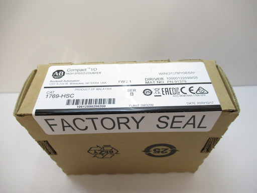 1769-HSC 1769HSC Allen-Bradley CompactLogix High-Speed Counter (Surplus In Box 2020)