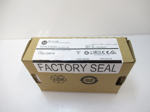 1762-OW16 1762OW16 Allen Bradley MicroLogix 16 PT VAC/DC Relay Output Surplus In Box