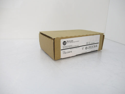 1762-OW16 1762OW16 Allen Bradley MicroLogix 16 PT VAC/DC Relay Output Surplus In Box