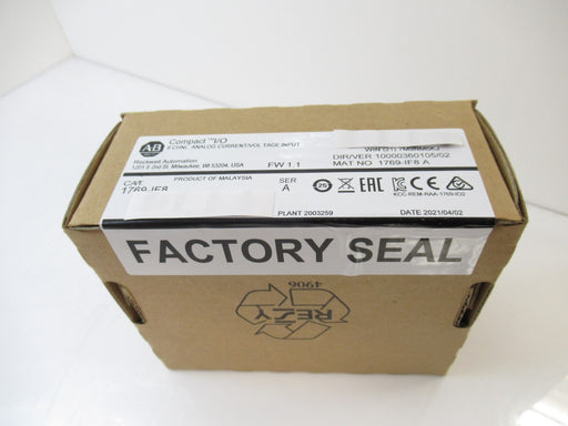 1769-IF8 1769IF8 Allen Bradley CompactLogix Analog Input Module(Surplus In Box 2021)