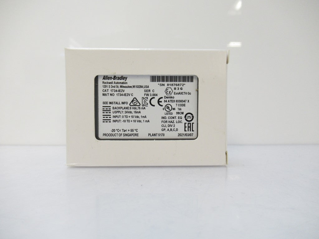 1734-IE2V Allen Bradley POINT I/O 2-Ch Analog Voltage Input