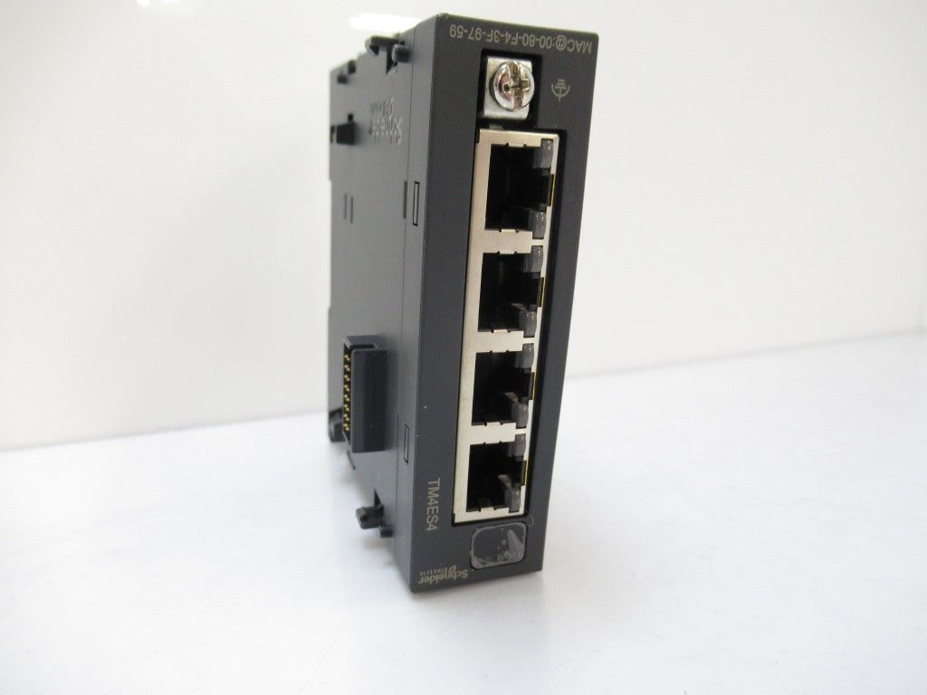 TM4ES4 Schneider Electric Module Network TM4 4 Ethernet Switch New In Box