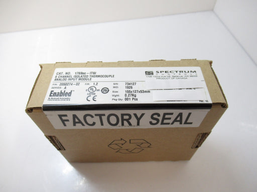 1769SC-IT61 1769SCIT61 Spectrum 6 Channel Input Module(New In Box, Factory Seal)