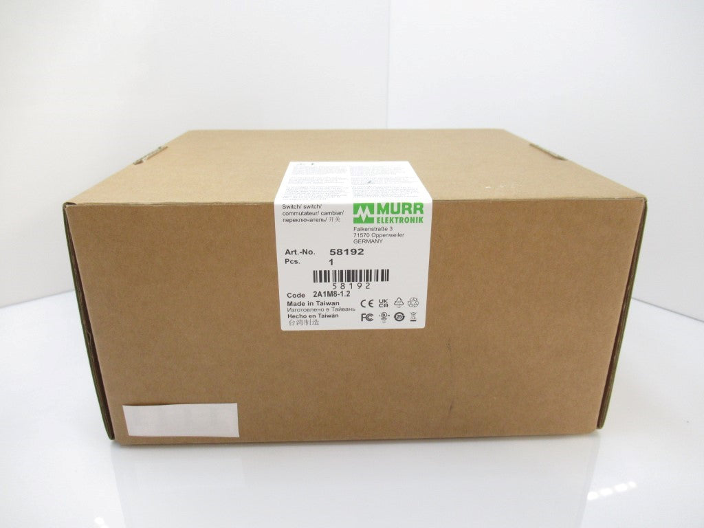 58192 Murrelektronik 8 Port Unmanaged Gigabit 4 PoE Ports IP20 Metal New In Box