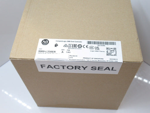 SURPLUS SEALED 5069-L330ER Allen Bradley CompactLogix Ethernet Controller 3 MB