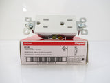 885W Legrand Receptacle Decora, Side & Push Wire, 15A 125V