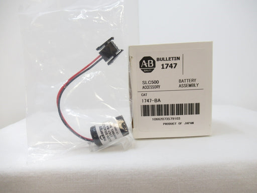 1747-BA 1747BA Allen-Bradley SLC 500 Lithium Battery Assembly (Surplus In Box)