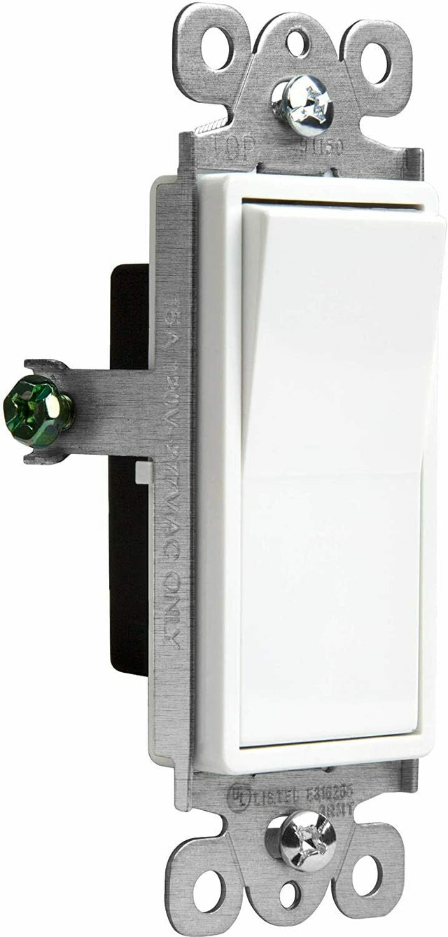 LEVITON 5601-P2W Decora Rocker Switch