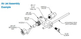 AJH-1 AJH1 Nitra , Pneumatic Air Jet Holder, Sold By Unit