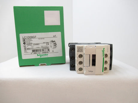 LC1D09G7 Schneider Electric TeSys D Contactor, 9 Amps, 3 Poles, 5 HP(New In Box)