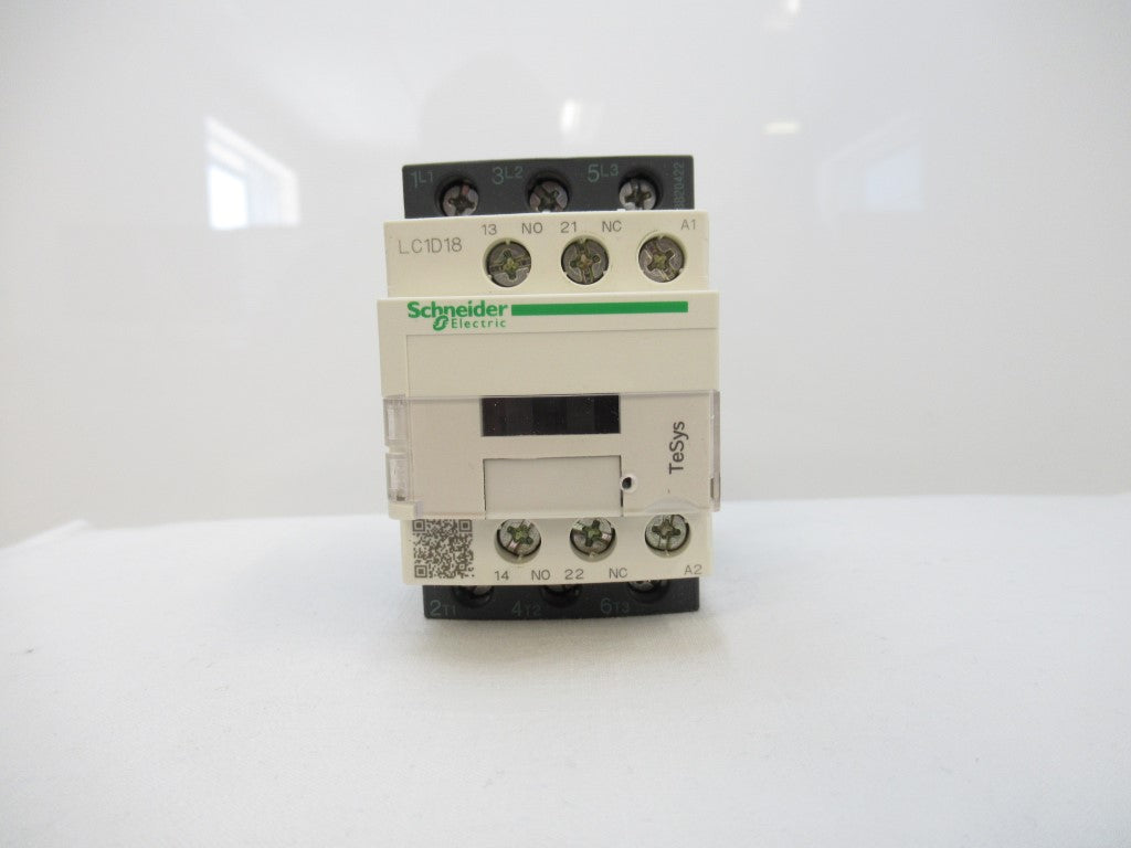 LC1D18B7 Schneider Electric TeSys D Contactor 600V AC, 18 A, 3-Pole New In Box