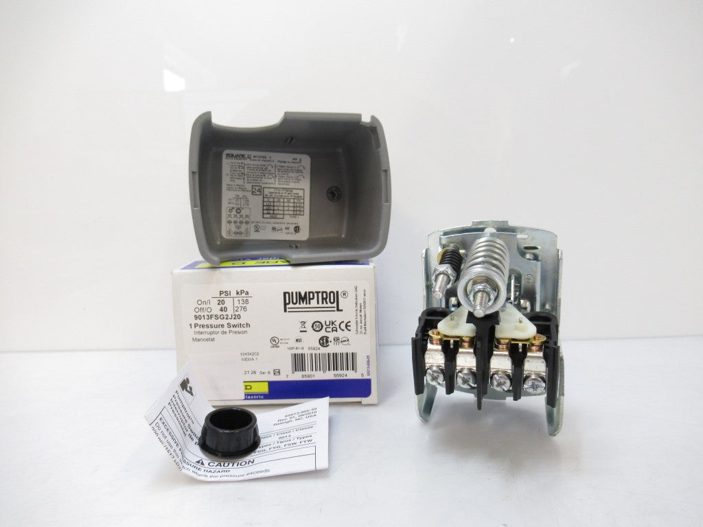 9013FSG2J20 Schneider Electric Square D Pumptrol Pressure Switch (New In Box)