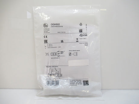 OGH502 Ifm Electronic OGH-FNKG/US100 Diffuse Reflection Sensor (New In Bag)