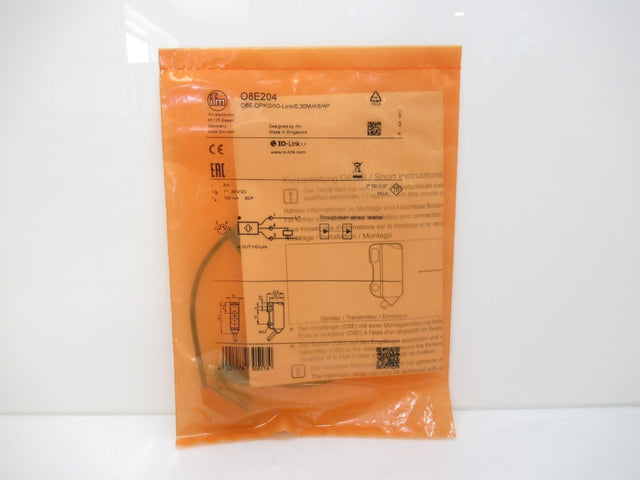 O8E204 Ifm Electronic Through-Beam Sensor Receiver New In Bag