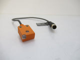 O7S200 Ifm Electronic Through-Beam Sensor Transmitter, Red Light, IP 65, M8