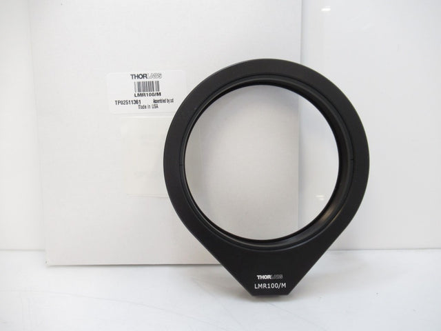 LMR100/M Thorlabs Lens Mount With Retaining Ring For 100 mm Optics, M4 Tap New