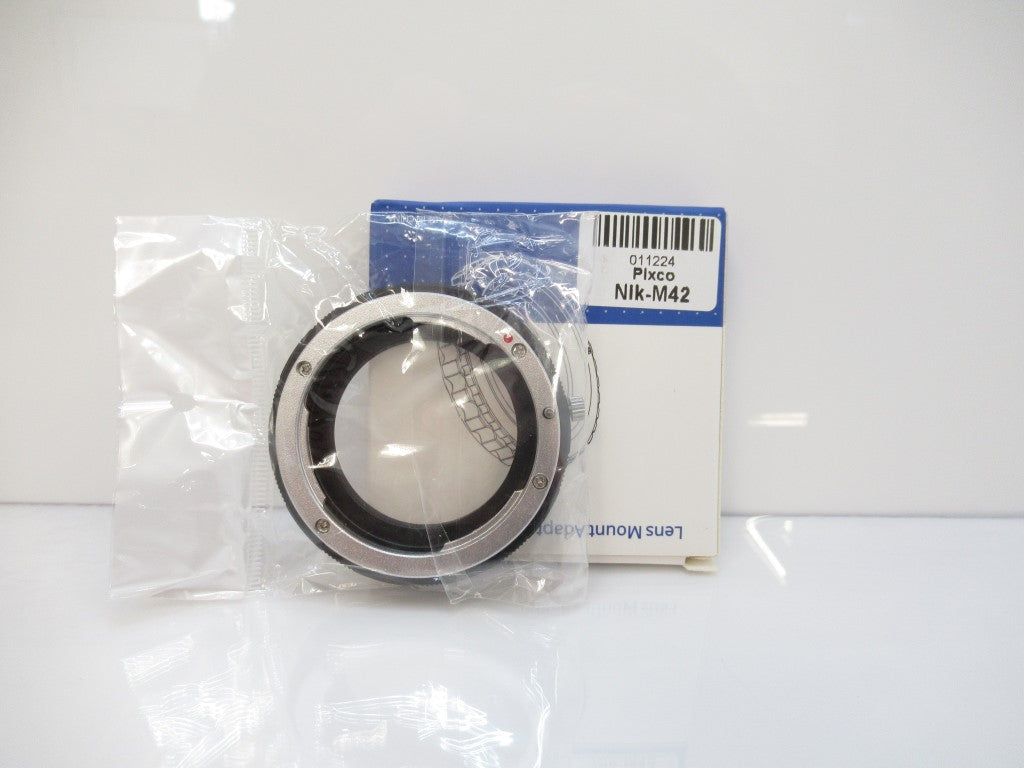 NIK-M42 NIKM42 Pixco Mount Adapter Ring Suit For Nikon Mount Lens New In Box