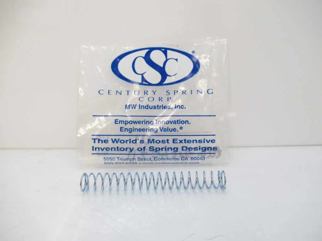 11234 Century Spring Regular Compression, 20.5 Coils, Length 4.13" x 0.53", New