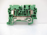 ZPE 4 ZPE4 Weidmuller PE Terminal Block, Tension-Clamp Connection, Sold By Unit