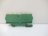 ZPE 2.5/4AN ZPE254AN 160866 Weidmüller Terminal Block AWG 26 Green/Yellow New