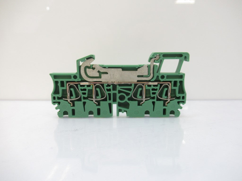 ZPE 2.5/4AN ZPE254AN 160866 Weidmüller Terminal Block AWG 26 Green/Yellow New