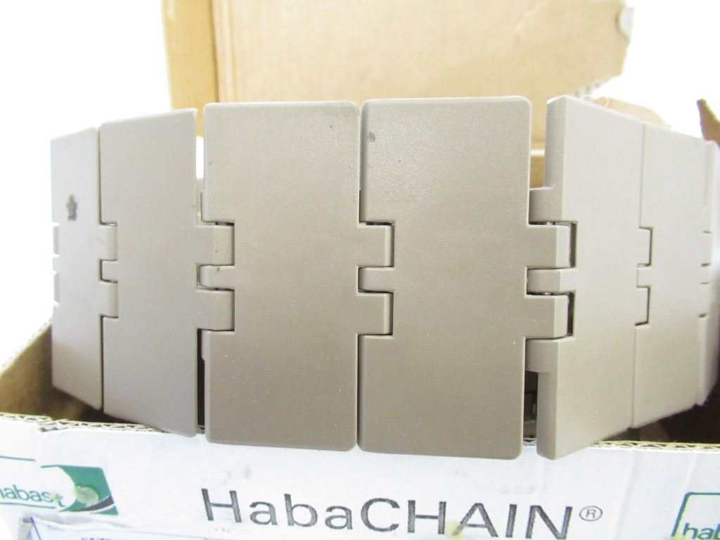 C0820K0325LFAA Habasit HCP Slat Top Chain 3.25" 10 ft Long New