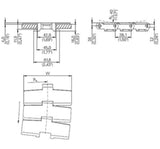 LFA 880TAB-K450 LFA880TABK450 MAGRIS Slat Top Chain, Radius, 880TAB Series