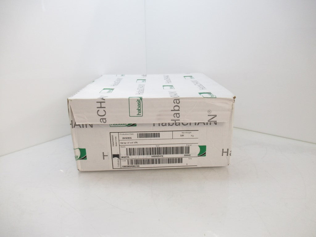 C0820K0450LFAA HabaCHAIN Slat Top Chain, Straight, SD, LF Acetal New In Box