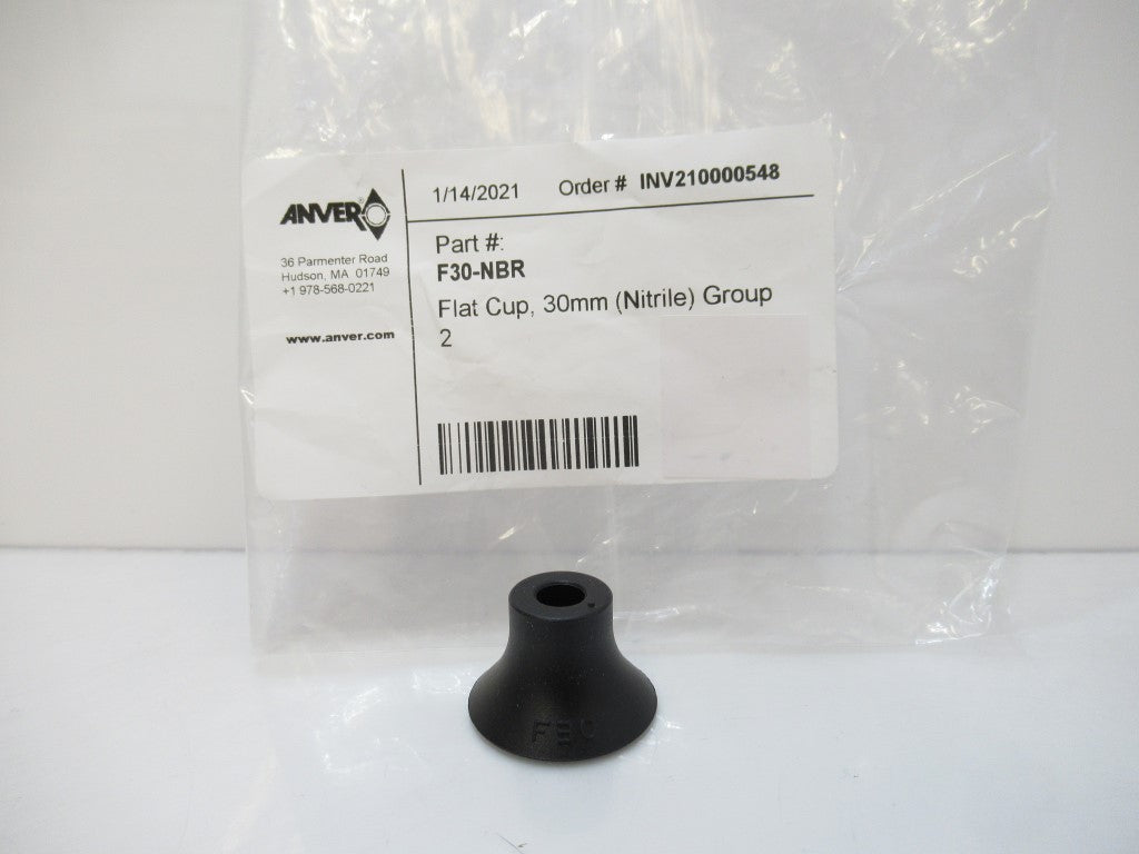 F30-NBR ANVER Vacuum Cups and Suction Cups (Sold By Unit New)