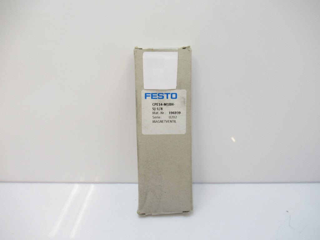 196939 Festo CPE14-M1BH-5J-1/8 Solenoid Valve Double 5/2 New In Box