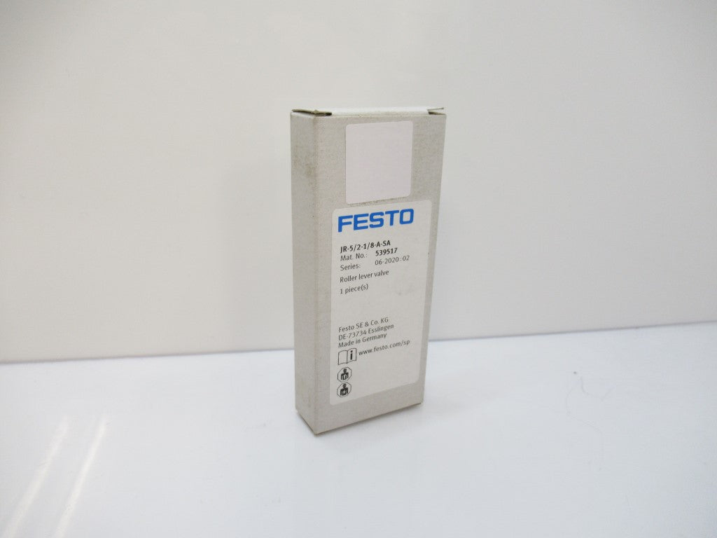 539517 JR-5/2-1/8-A-SA Festo Roller Lever Valve New In Box