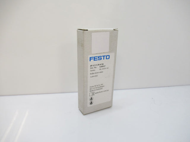 539517 JR-5/2-1/8-A-SA Festo Roller Lever Valve New In Box